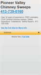 Mobile Screenshot of pioneervalleychimney.com