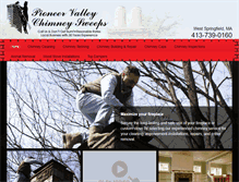 Tablet Screenshot of pioneervalleychimney.com